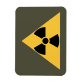 Radioactief emblem Premium Magnet Magneet (Verticaal)