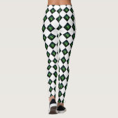 Radioactief gecheckte spin leggings (Achterkant)