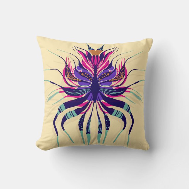  radioactief - geel kussen (Voorkant)