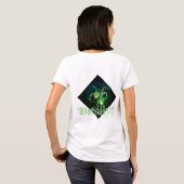 Radioactief geruite spin II T-shirt (Achterkant volledig)