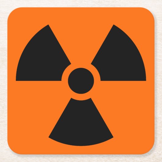 Radioactief Kartonnen Onderzetters (Voorkant)
