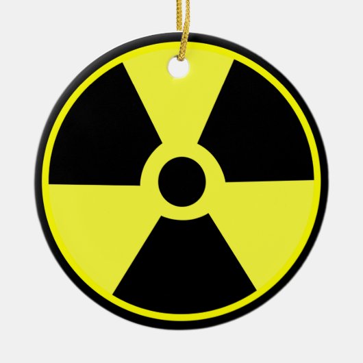 Radioactief Keramisch Ornament (Voorkant)