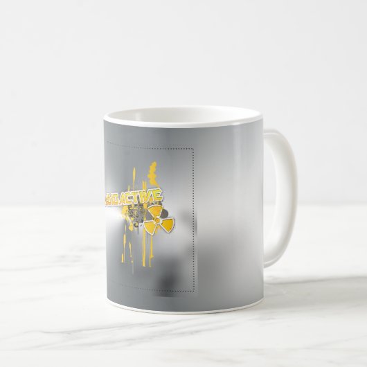 Radioactief Koffiemok (Voorkant rechts)