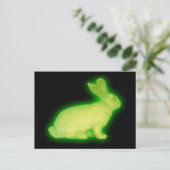 radioactief konijn briefkaart (Staand voorkant)