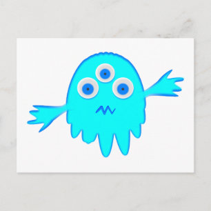 Radioactief Little Monster Briefkaart