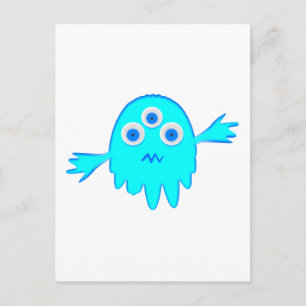 Radioactief Little Monster Briefkaart