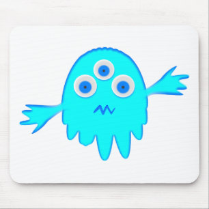 Radioactief Little Monster Muismat