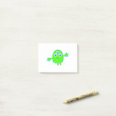 Radioactief Little Monster Post-it® Notes (Op bureau)