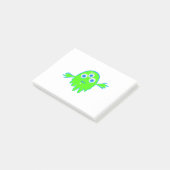 Radioactief Little Monster Post-it® Notes (Schuin)