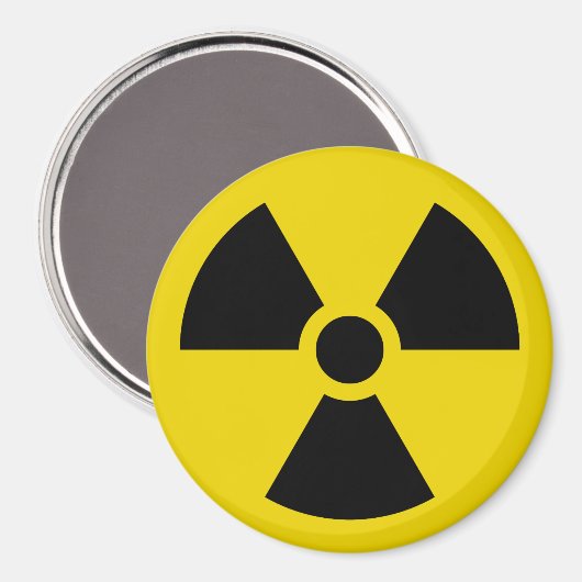 Radioactief Magneet (Voorkant / Achterkant)