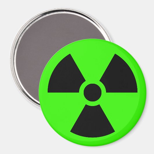 Radioactief Magneet (Voorkant / Achterkant)