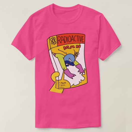 Radioactief Man T-shirt (Design voorkant)