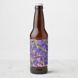 Radioactief marmer bier etiket