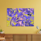 Radioactief marmer canvas afdruk (Insitu (Woonkamer))