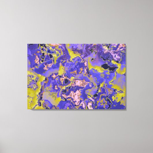 Radioactief marmer canvas afdruk (Voorkant)