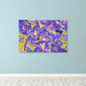 Radioactief marmer canvas afdruk (Insitu (Houten vloer))
