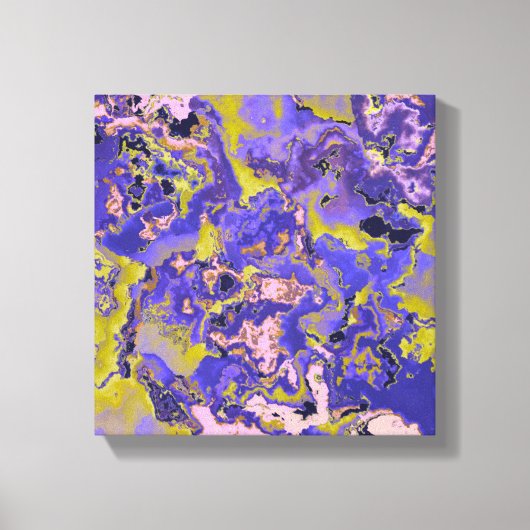Radioactief marmer canvas afdruk (Voorkant)