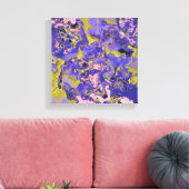 Radioactief marmer canvas afdruk (Insitu (Woonkamer))