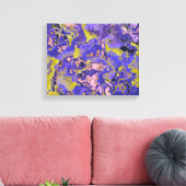Radioactief marmer canvas afdruk (Insitu (Woonkamer))