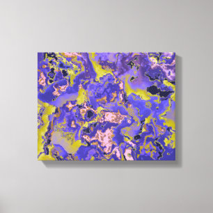 Radioactief marmer canvas afdruk
