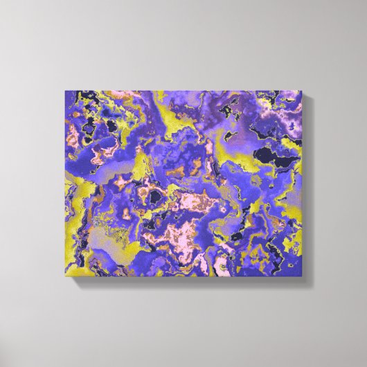 Radioactief marmer canvas afdruk (Voorkant)