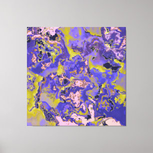 Radioactief marmer canvas afdruk