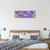 Radioactief marmer canvas afdruk (Insitu (Slaapkamer))