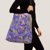 Radioactief marmer crossbody tas (Dichtbij)