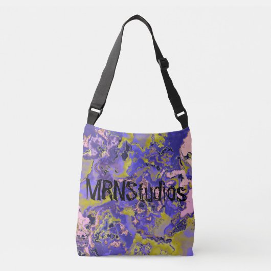 Radioactief Marmer Crossbody Tas (Voorkant)