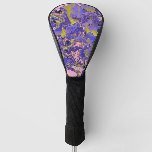 Radioactief marmer golfheadcover (Voorkant)