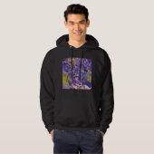 Radioactief marmer hoodie (Voorkant volledig)