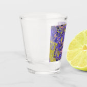 Radioactief marmer shot glas (Links)