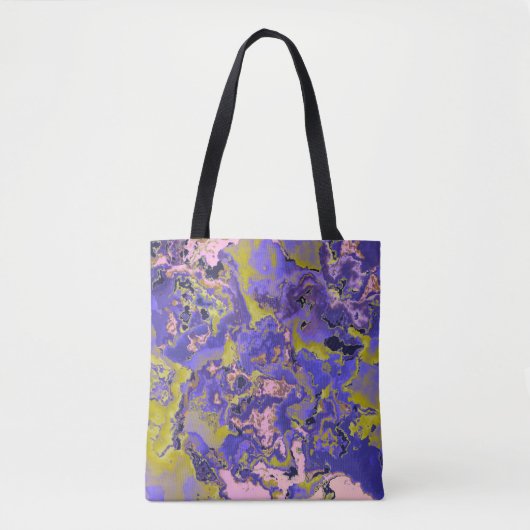 Radioactief marmer tote bag (Voorkant)