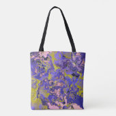 Radioactief marmer tote bag (Achterkant)