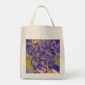 Radioactief marmer tote bag (Achterkant)
