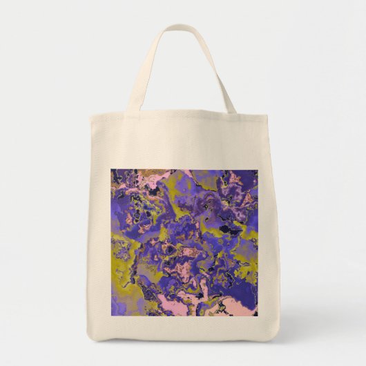 Radioactief marmer tote bag (Voorkant)