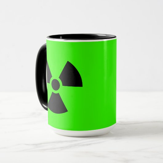 Radioactief Mok (Voorkant links)