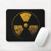 Radioactief - mousepad muismat (Met muis)
