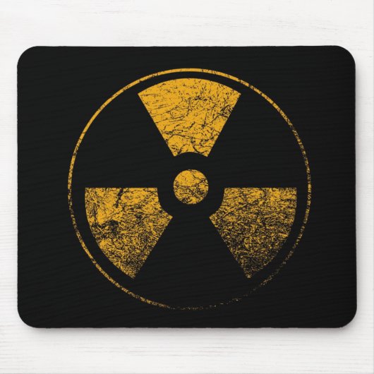 Radioactief - mousepad muismat (Voorkant)
