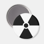 Radioactief pictogram magneet (Voorkant / Achterkant)