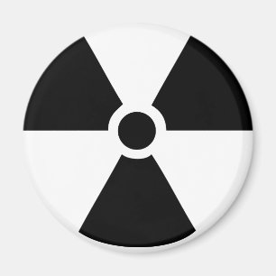radioactief pictogram magneet