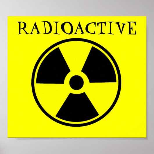 Radioactief Poster (Voorkant)