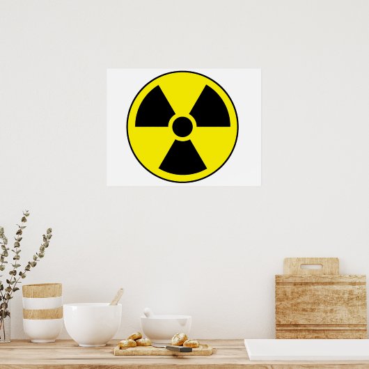Radioactief Poster (Keuken)
