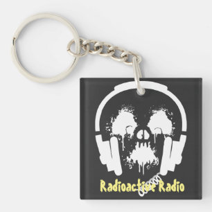 Radioactief Radio DJ Acryl Sleutelhanger