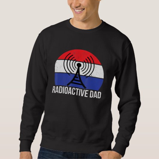 Radioactief radioactief amateuroperator Patriotic Trui (Voorkant)