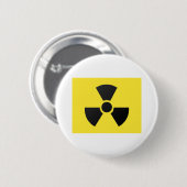 radioactief ronde button 5,7 cm (Voorkant /achterkant)
