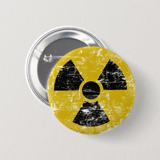 radioactief ronde button 5,7 cm (Voorkant /achterkant)