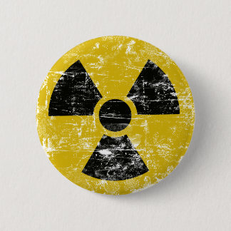  radioactief ronde button 5,7 cm