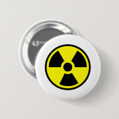 Radioactief Ronde Button 5,7 Cm (Voorkant /achterkant)