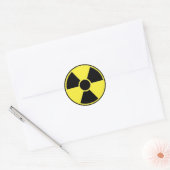 RADIOACTIEF RONDE STICKER (Envelop)